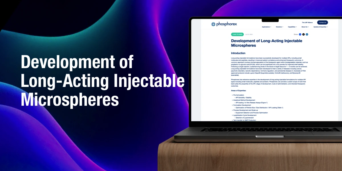 Development of Long-Acting Injectable Microspheres