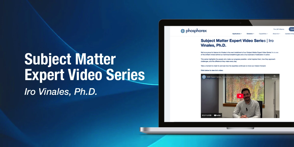 Subject Matter Expert Video Series | Iro Vinales, Ph.D.